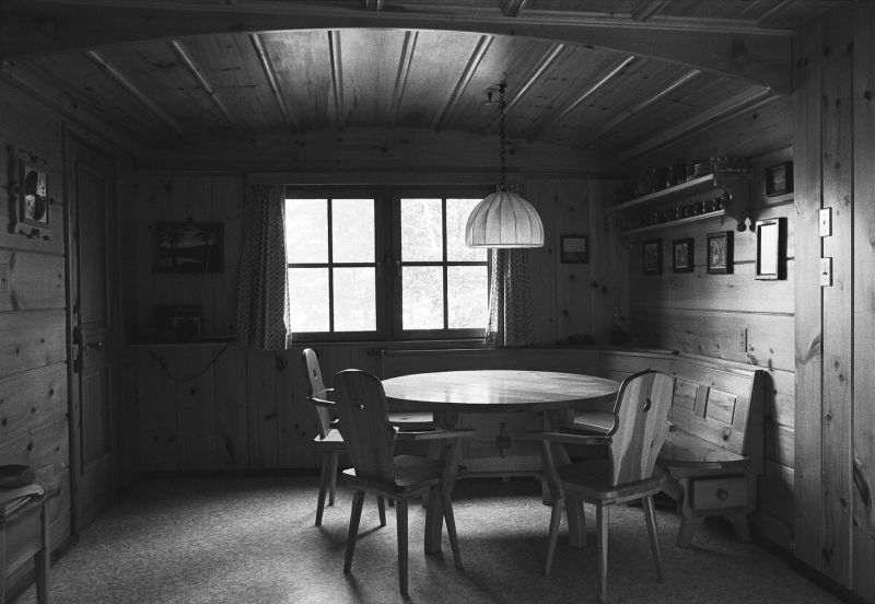 The dining table in my parents' cottage