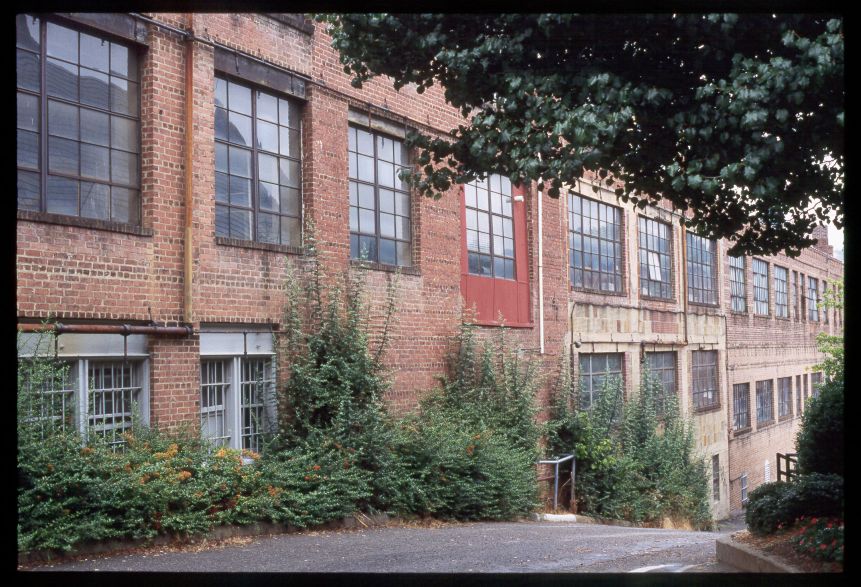 A factory wall in Asheville, N.C.