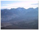Looking south at Gothics Mtn, Saddleback Mtn, Armstrong Mtn, Upper Wolfjaw Mtn, Macomb Mtn