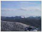 Looking south at Gothics Mtn, Armstrong Mtn, Upper Wolfjaw Mtn, Saddleback Mtn, Basin Mtn, The Brothers, Big Slide Mtn, Nippletop Mtn, Lower Wolfjaw Mtn