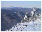 Looking north at Whiteface Mtn, Esther Mtn, Pitchoff Mtn