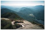 Looking southwest at Flowed Lands, Calamity Mtn, Cliff Mtn, Mt. Adams, Santanoni Peak