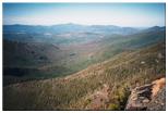Looking north at Marcy Dam, Whiteface Mtn, Pitchoff Mtn, Cascade Mtn, Mt. Jo