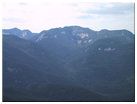Looking northwest at Basin Mtn, Saddleback Mtn, Gothics Mtn, Armstrong Mtn, 