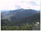 Looking southeast at Mt. Dix, Dial Mtn, Indian Head, Nippletop Mtn, Mt. Colvin, Macomb Mtn
