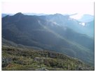 Looking northeast at Basin Mtn, Saddleback Mtn, Gothics Mtn, Pyramid Peak, Armstrong Mtn