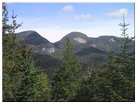 Looking north at Lower Wolfjaw Mtn