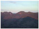 Looking west at Upper Wolfjaw Mtn, Lower Wolfjaw Mtn